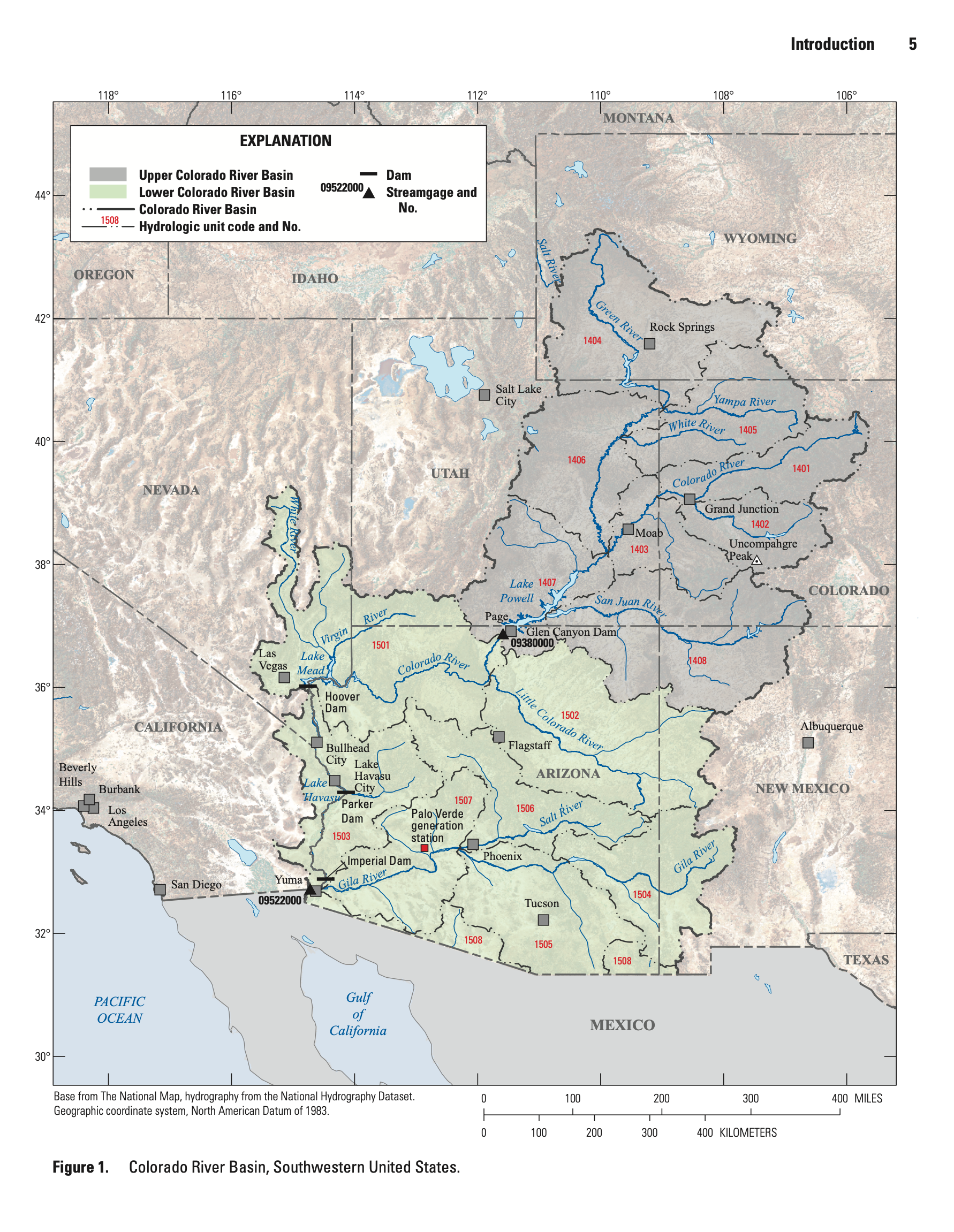 Colorado River Basin Map