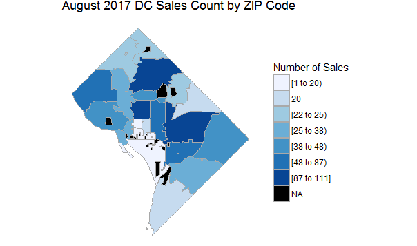 Choropleth Sales by ZIP Code