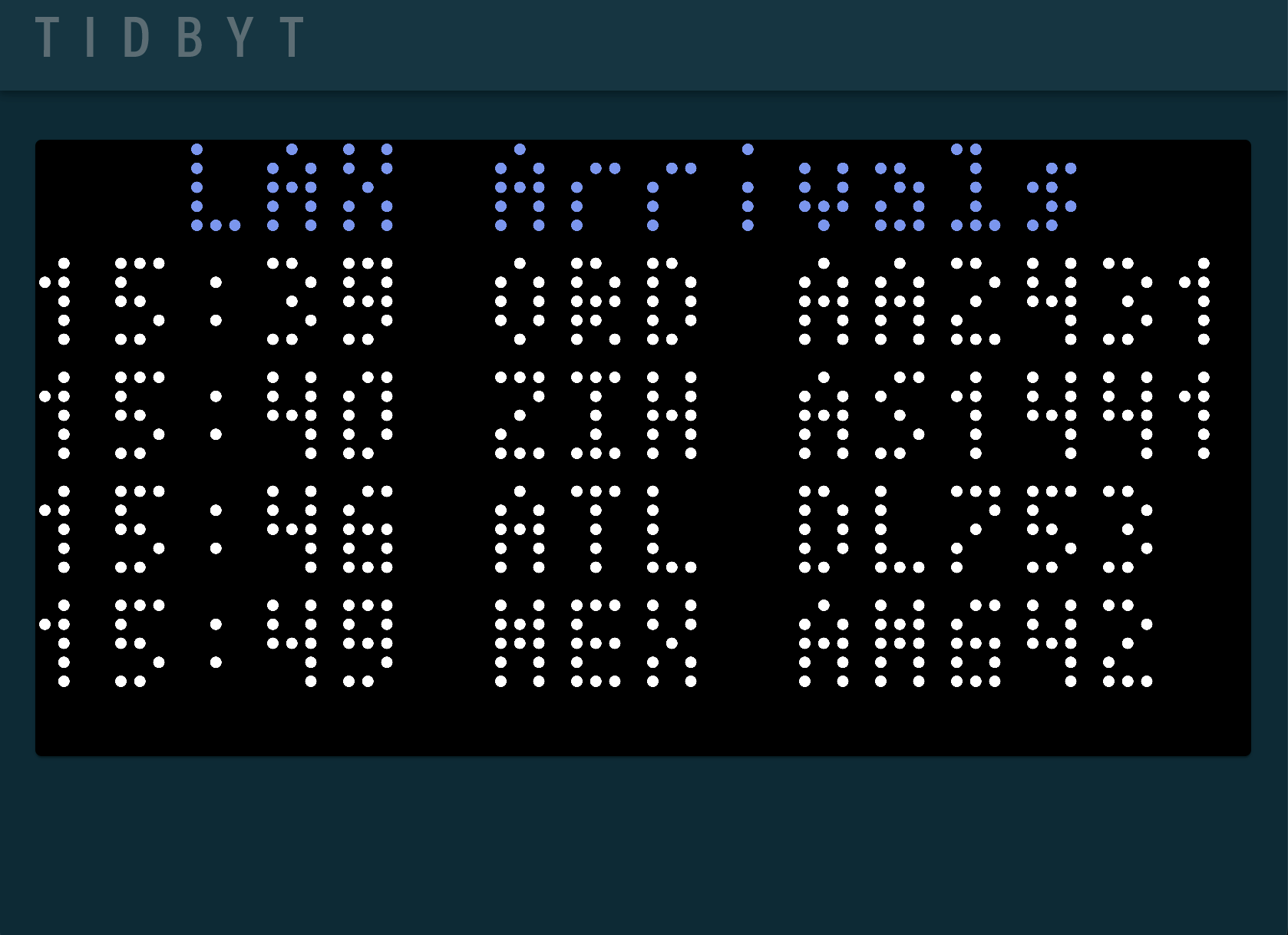 Tidbyt Preview - LAX Arrivals